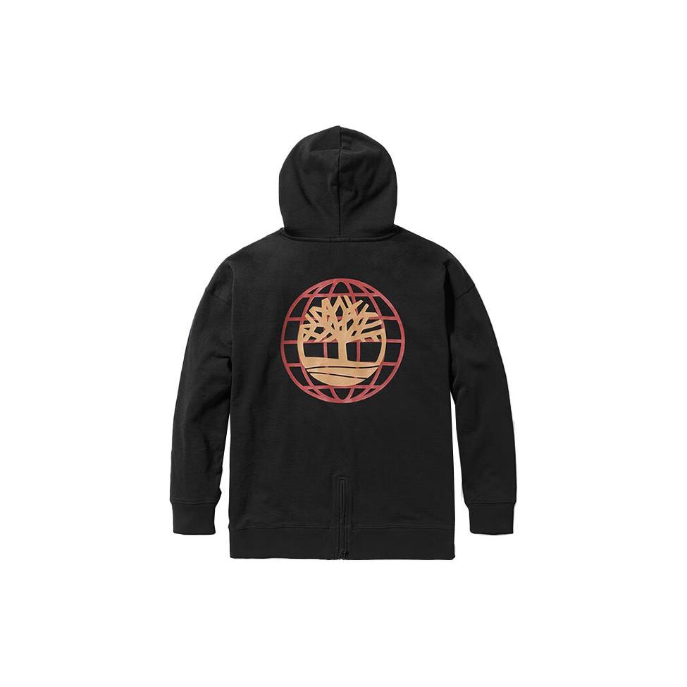 Timberland Толстовка с капюшоном и принтом в виде логотипа дерева, унисекс, черная A6UM2-001