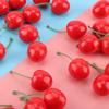 50Pcs Cute Artificial Cherry Fruit Home Decor Decoration Ornament Accessories