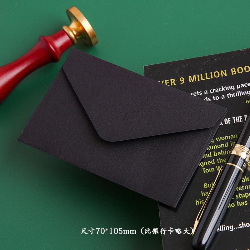 20pcs/lot Black White Kraft Paper Envelopes Vintage European Style Envelope for Business Card Invitation Back To School