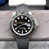 Rolex Yacht-Master 126622 Серые Светящиеся Календарь Механические Часы с Резиновым Браслетом - Водонепроницаемые Спортивные Часы