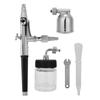 0.3mm0.01inch Airbrush Pen Gun Oxygen Injection Machine Double Side Pot Art Tattoo Decoration Tools