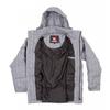 Doudoune - QUIKSILVER - Homme Kkmjk083 - Gris - Capuche amovible - Mélange coton/polyester