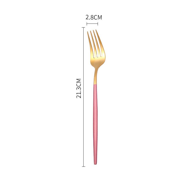 4 шт. Набор столовых приборов из нержавеющей стали, золотистого цвета, черная роскошная столовая посуда, столовые приборы, кухонные вилки, ложки, ножи