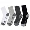 3 пары мужских летних носков для бега до середины голени с утолщенной спортивной подошвой, впитывающей пот и не пропускающей запах