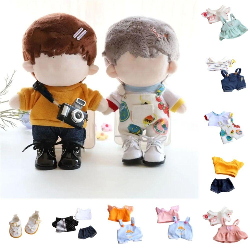 Мультяшный узор 20 см кукольная одежда хлопковая кукольная одежда комбинезон для кукол костюм аксессуары для кукол