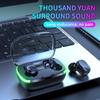 НОВЫЕ Bluetooth-наушники, беспроводные наушники Tws, стереогарнитура, бас-музыка, водонепроницаемые спортивные шумовые HD-микрофон для смартфона
