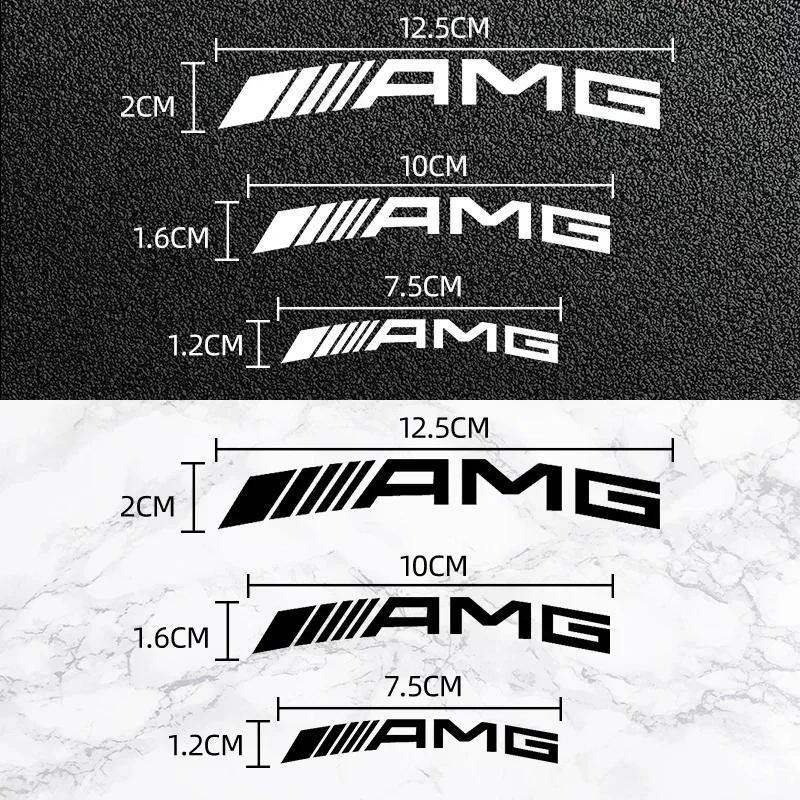 1set Car Brake Caliper Sticker Car Accessories For Mercedes Benz AMG A C E R M class CLA GLA W204 W210 W124 W205 W203 Auto Goods HD1