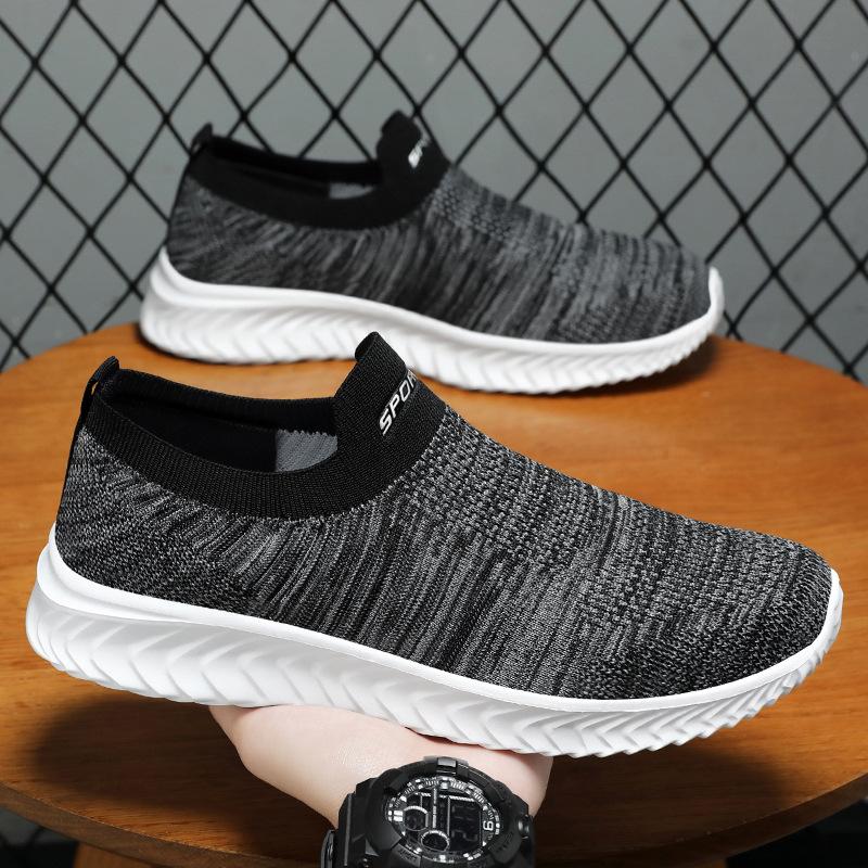 Men Vulcanize Shoes Mesh Men Shoes Lightweight Comfortable Men's Sneakers Autumn Fashion Slip On Flats Shoes Male Loafers