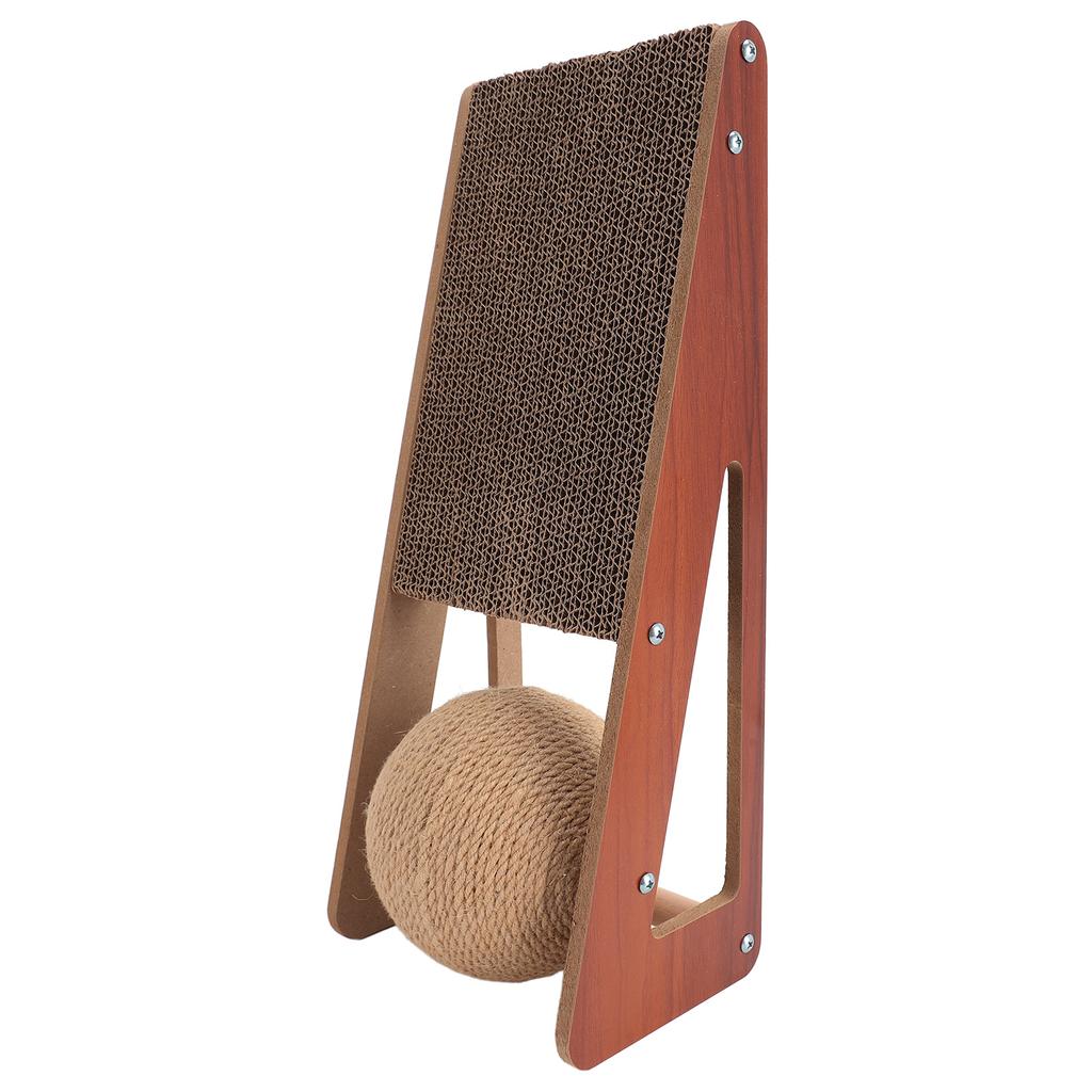 Cat Scratcher Stable Structure Protecting Furniture Large Cat Scratching Pad with Ball Toy for