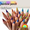 Rainbow Gradient Pencil: Multi-Color Stroke DIY Pen for Children's Art