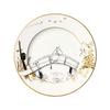 Тарелка Noritake Муми-тролли Муми-долина Комета 1 шт. Белый костяной фарфор 18,5 см TG97215/N-090L