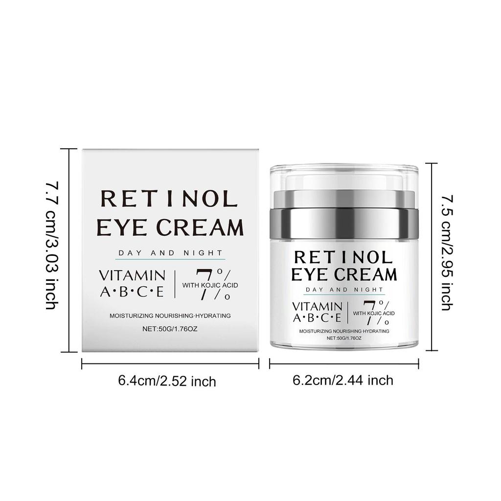 Retinol Firming Eye Cream Improve Drying Relieve Eye Bags Promoting Skin Microcirculation Inhibit Melanin Moisturizing Skin Care