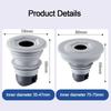 Silicone Washbasin Floor Drain Core Sealing Ring Floor Drain Connector Sewer Pipe Strainer Plug