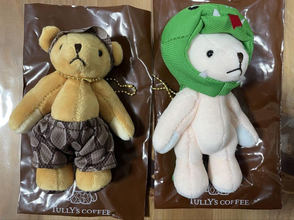 [USED] Tully's Lucky Bag 2025 Teddy Bear (2 Items)