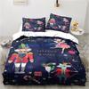 Nutcracker Christmas Tree Star Bedding Set  Duvet Cover Set 3D Print Comforter Cover Bedclothes for Boy Girl Bedding Sets Decor