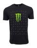 ONE INDUSTRIES ЧЕРНАЯ ФУТБОЛКА С ЛОГОТИПОМ MONSTER ПО ВСЕЙ ПОВЕРХНОСТИ Унисекс