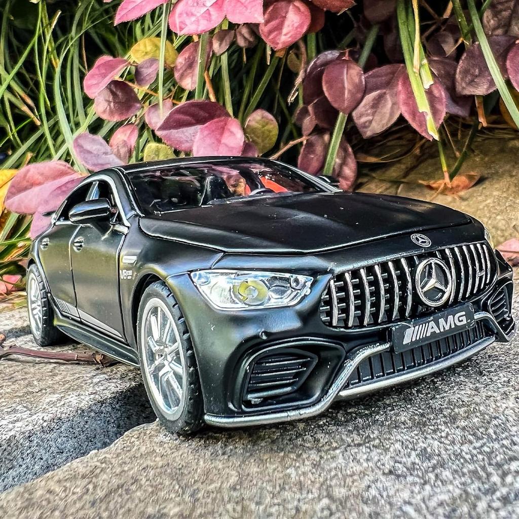 1/32 Benz AMG GT63 Модель автомобиля Литой игрушечный автомобиль с откидным механизмом, звуком и светом, дверь может открываться, игрушечный автомобиль для детей, подарок