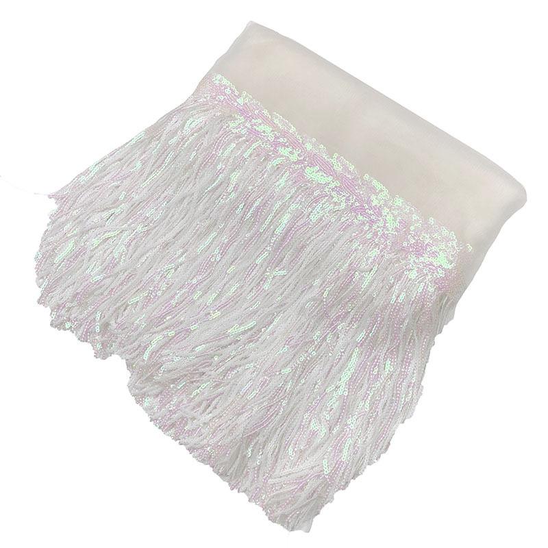 5 ярдов, 20 см, разноцветная блестящая бахрома для шитья одежды, кружевная отделка с кисточками, платье хула, рождественское украшение, аксессуары «сделай сам»