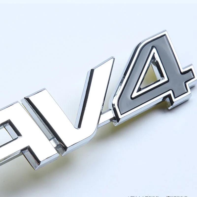 1PC Car trunk suitcase sticker RAV4 car logo is suitable for Toyota RAV4 car Decoration refit parts accessory 3D ABS FV6