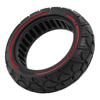 Scooter Solid Tire 10in 10x3 255x80 80/65‑6.5 Red Line Universal for KUGOO Electric Scooter Replacem