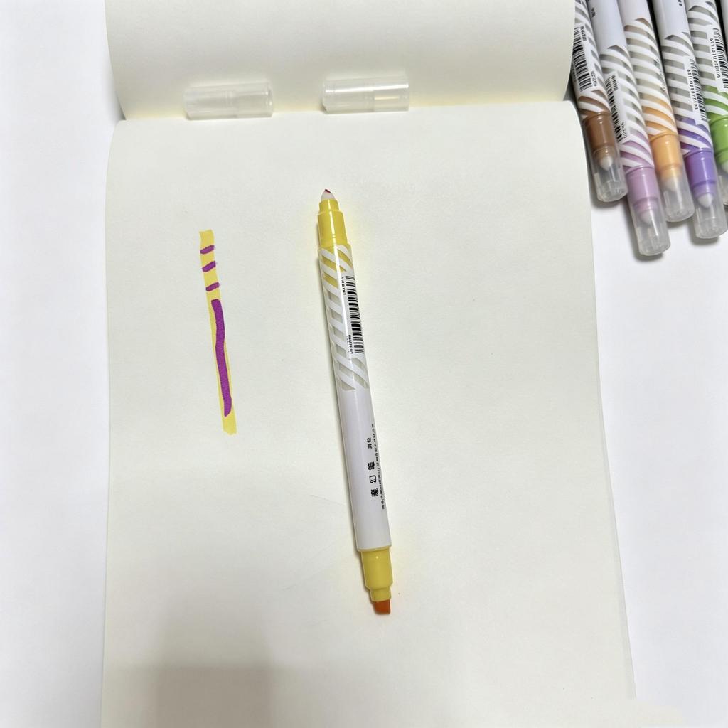 Набор из 12 двусторонних меняющих цвет ручек для Bullet Journals и DIY Флуоресцентное искусство