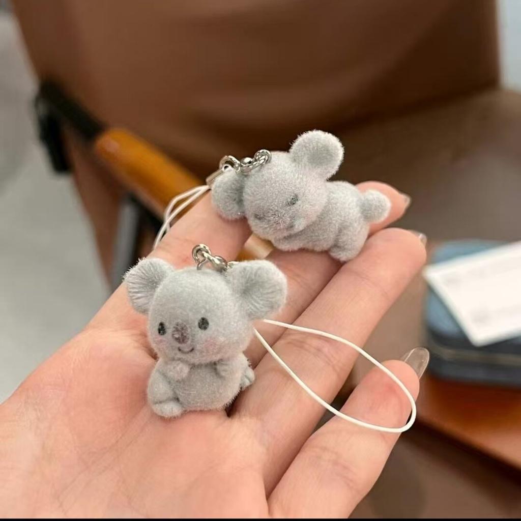 Милый 3D плюшевый кулон из смолы, мини-кукла, подвеска для мобильного телефона, аксессуары для DIY ювелирных изделий