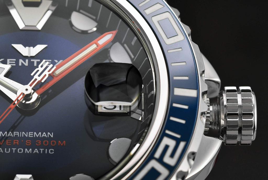 Часы серебристые [KENTEX] для дайверов S706X-02 мужские