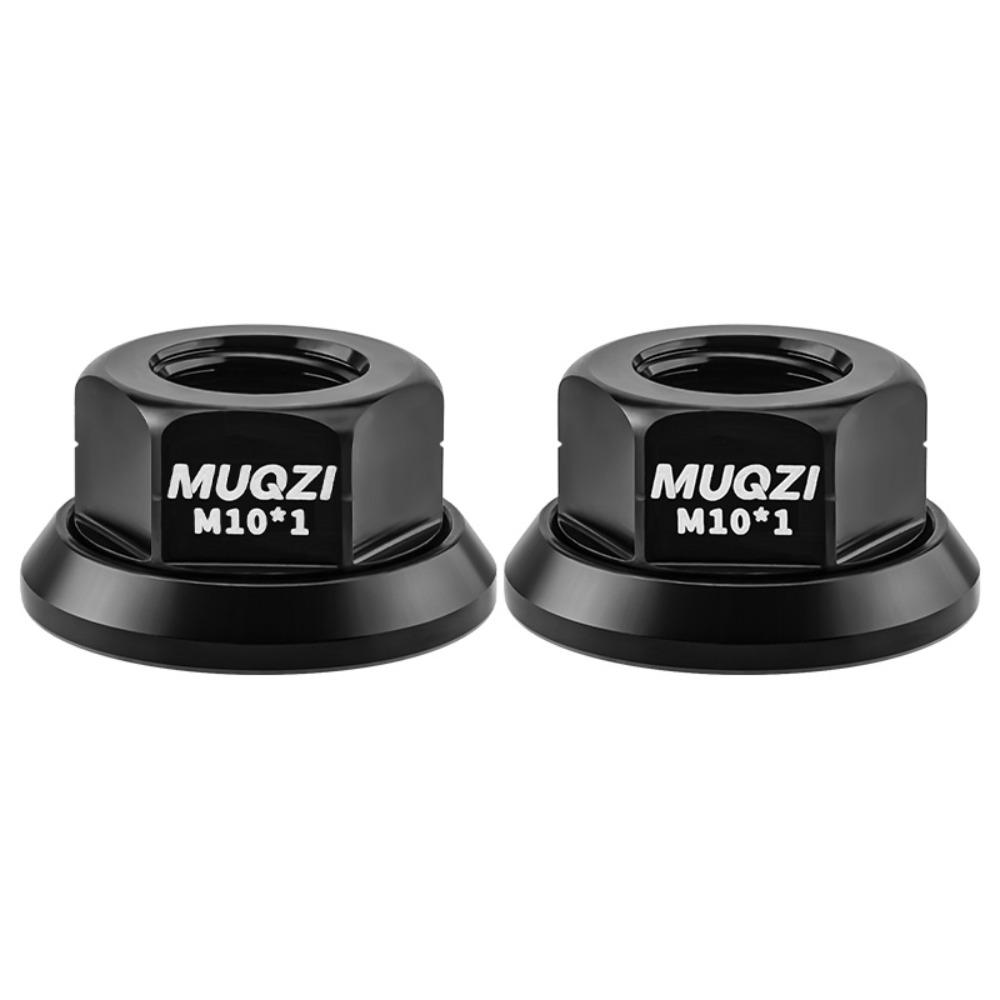 2pcs M9/M10/M10*3/8 Bicycle Hub Nut Aluminum Alloy Anti-rust Rear Axle Screw High Strength Anodizing Bike Accessories Cycling