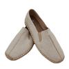 Men's 2024 Summer Linen Espadrilles: Comfortable, Breathable Slip-ons with Thick Sole and Trendy Straw Braided Design