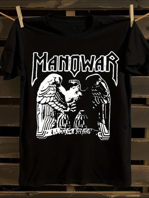 Manowar Battle Hymns Винтажная футболка хэви-метал группы - с ...