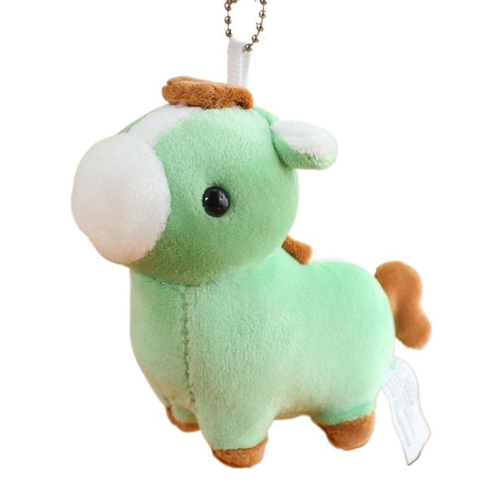 Animal Pony Pendant Steed Doll Chinese New Year Gift Funny Plush Horse Keychain  Year of Horse