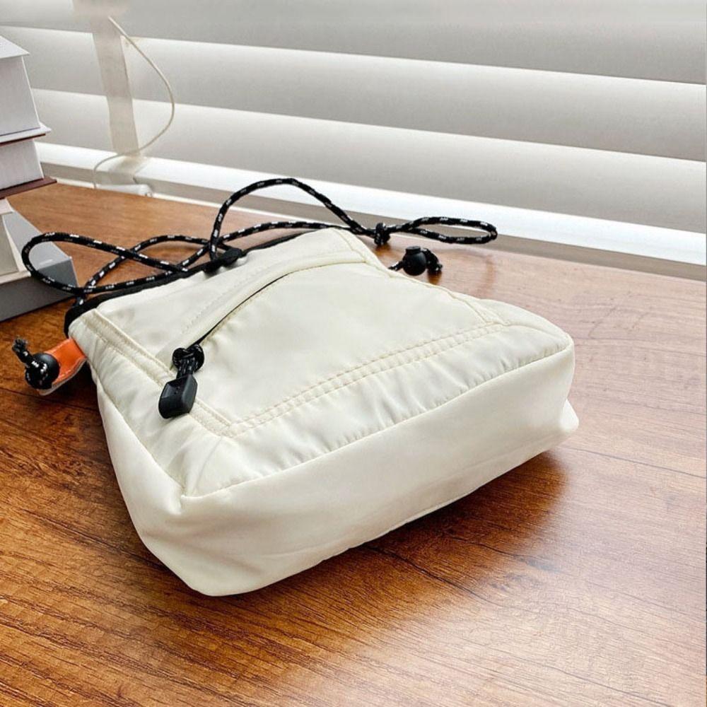 Нейлоновая маленькая квадратная сумка через плечо, холщовая сумка для телефона через плечо, повседневная мужская