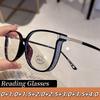 Men Women Diamond Cutting Presbyopia Eyewear Cat Eye Frame Blue Light Blocking Reading Eyeglasses Fashion Eye Protection Goggle