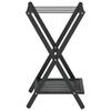 Luggage Rack Black 68 x 38 x 58 cm Bamboo