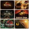Jurassic Park Dinosaur Science Fiction Movie Sign Decor Metal Plate Poster Vintage Tin Sign Garage Man Cave Plaque Decoration