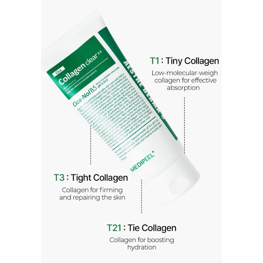MEDI-PEEL Зеленый Cica Коллаген Clear 2.0