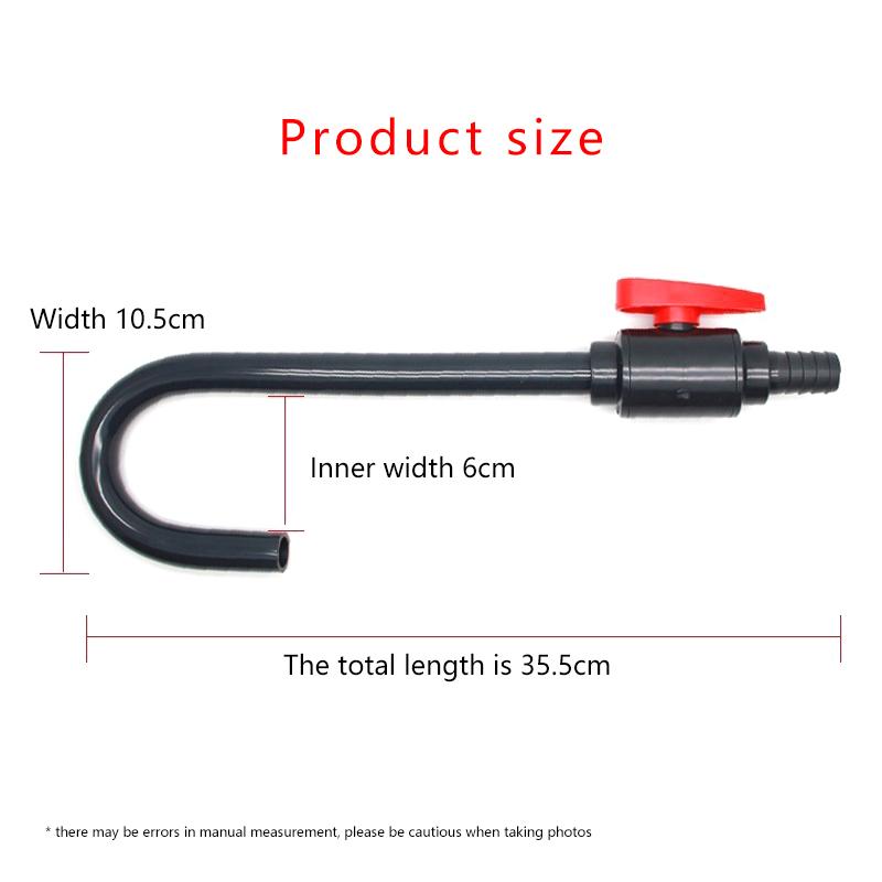 Трубка для залива воды в аквариум, U-образная, настенная, автоматическая трубка для долива воды