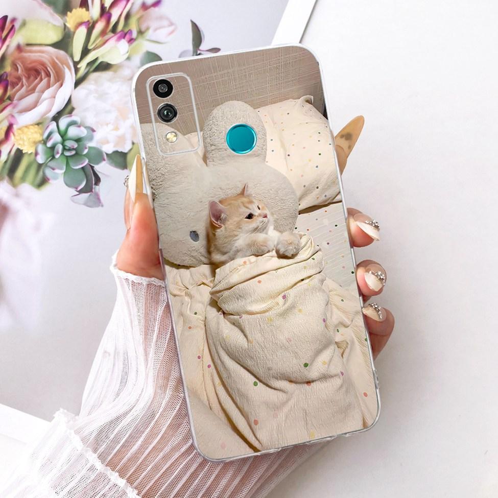 Transparent Cover For Honor 9X Lite Case Cute Fashion Butterfly Funny Painted Casing For Honor JSN-L21 JSN-L22 JSN-L23