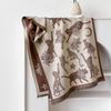 Autumn/Winter Double-Sided Imitation Cashmere Scarf with Cat Silhouette and Starry Sky Design