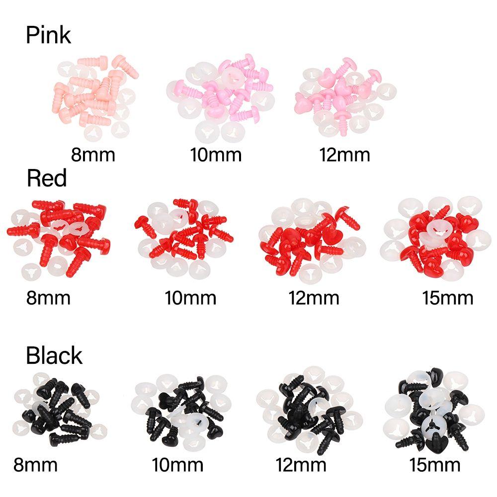 Розовый/красный/черный для куклы BJD, изготовление кукол своими руками, поделки, пластиковые глаза, безопасная игрушка для животных, глазное яблоко