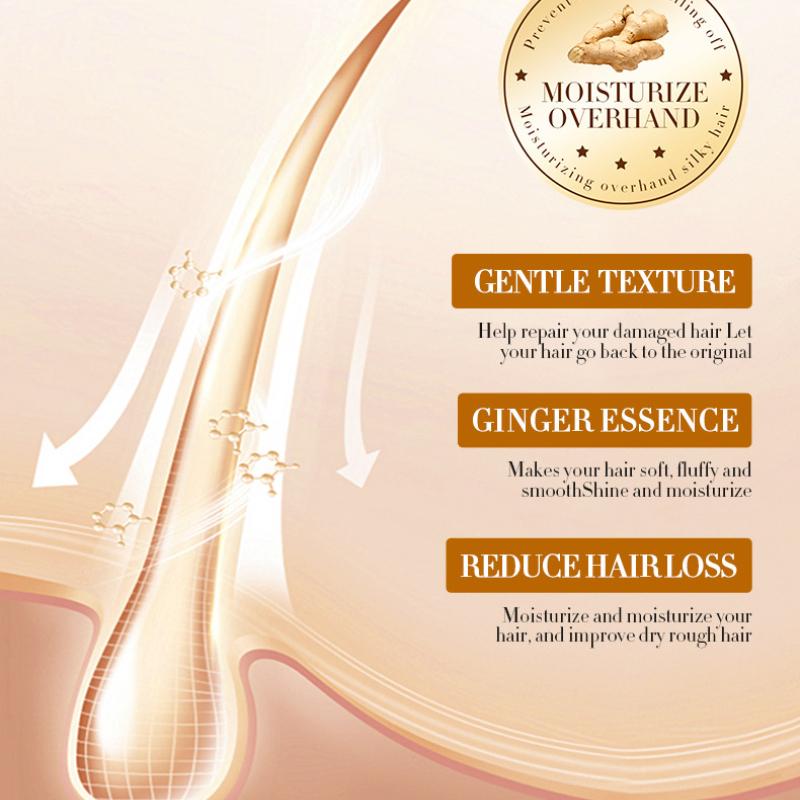 Сыворотка для ухода за волосами с имбирем 30 млSADOER улучшает состояние сухих и вьющихся волос увлажняющее масло