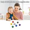 Аксессуары для игры в головоломку из 123 кубиков, принадлежности для дошкольного образования, набор для числовой арифметики