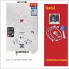 7L/8L/10L/12L Thermostatic Digital Display Water Heater  Flue Gas Water Heater Household Liquefied Hot Water Machine White
