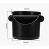 Mini Coffee Powder Grinder Bucket, Knockout Grinder Box, Thickened Plastic Home Coffee Round Powder Bucket, Receiving Organizer