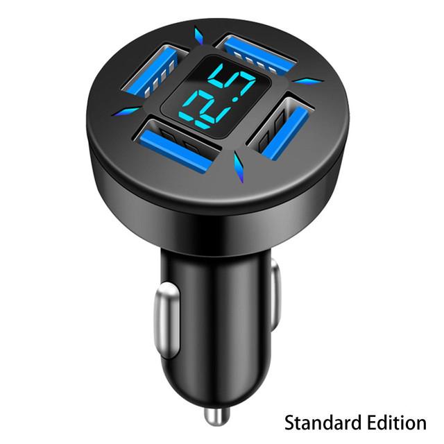 66 Вт 4 порта USB PD быстрое автомобильное зарядное устройство QC3.0 Type C быстрая зарядка автомобильный адаптер прикуриватель разветвитель для iPhone Xiaomi