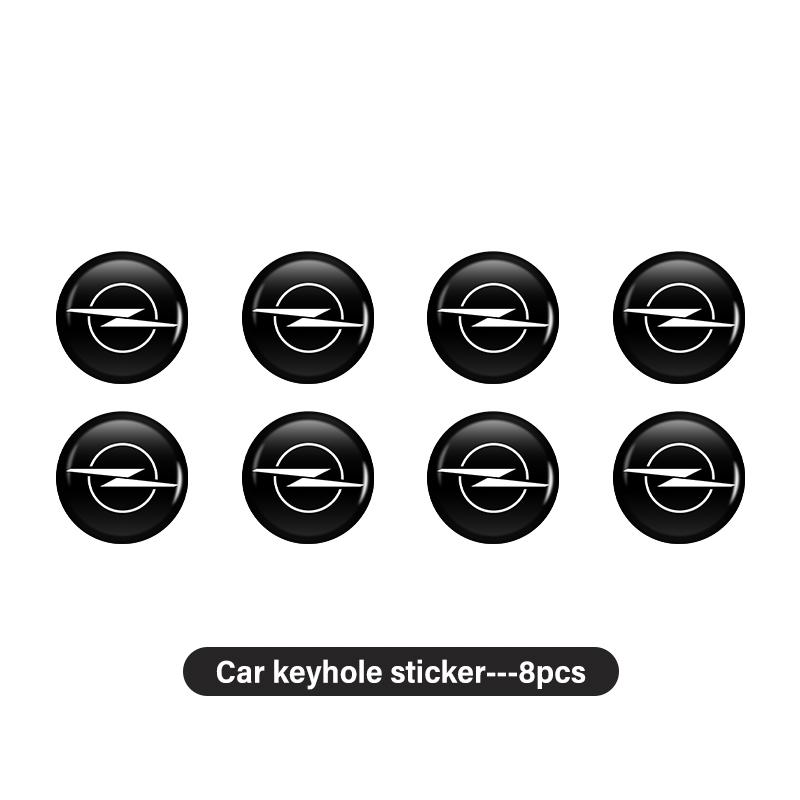 Car Door Lock Keyhole Protector DJZE4 Anti-Blocking Stickers Trim For Opel OPC Astra J H G K Insignia Corsa D B E Mokka Vectra B
