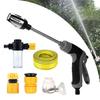 Car Pressure Washer Set Ergonomic Grip Leak Resistant 360-Degree Adjustable High-Pressure Cleaner Set