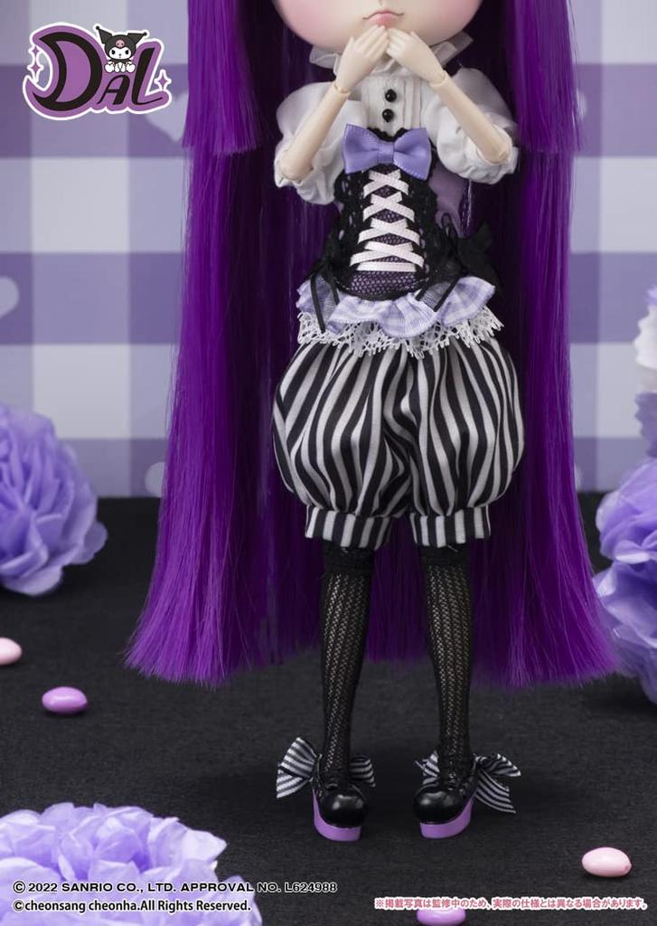 Groove DAL Kuromi x Dal Collaboration Doll x DAL Collaboration Высота 268 мм Подвижная фигурка из окрашенного АБС-пластика (Кукла Куроми) Д-171 примерно. Немасштабируемый