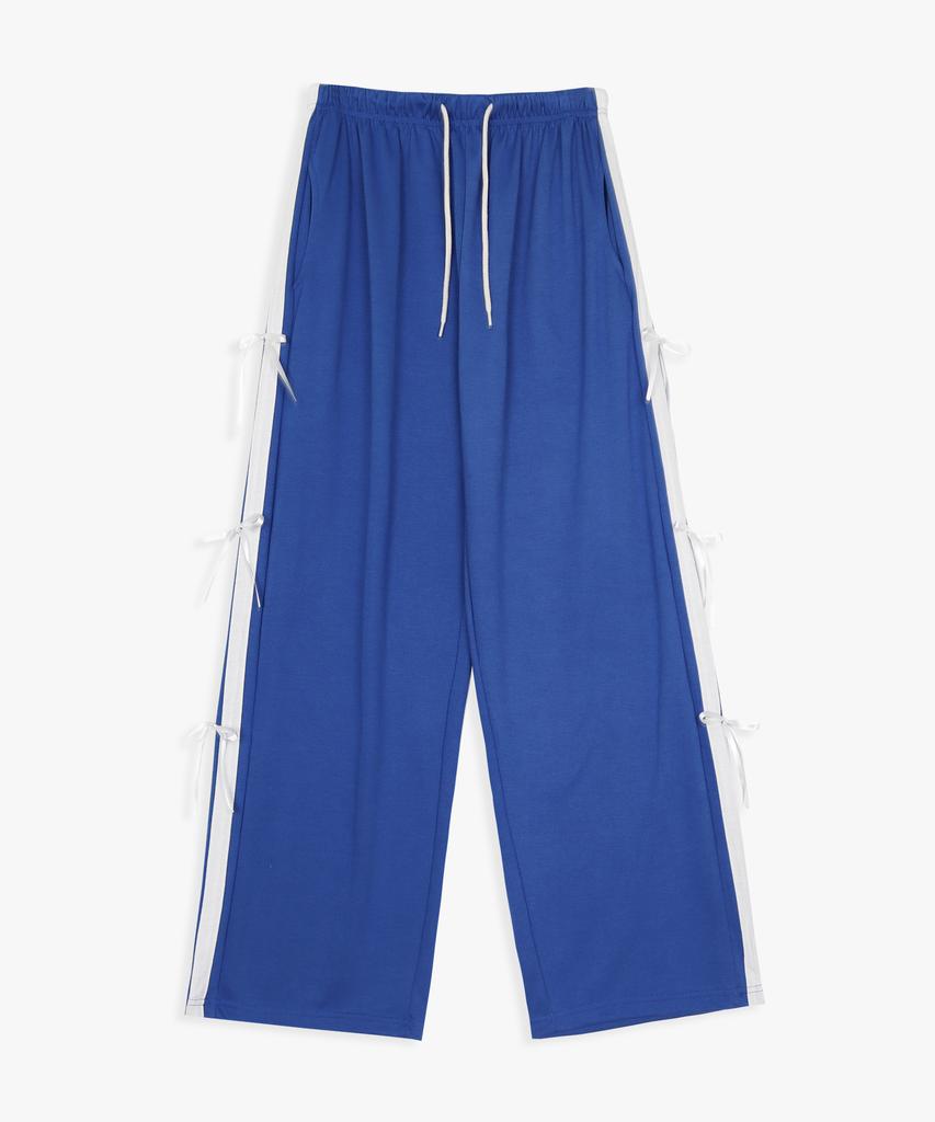 PINK PINEAPPLE Ribbon Track Pants _Blue