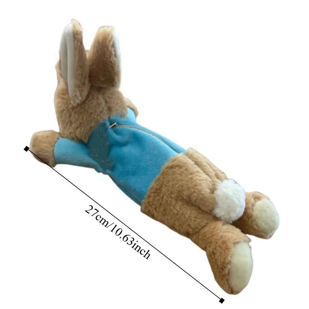 Bunny Plush Pencil Bag College Style Fluffy Pencil Bag Makeup Bag Cartoon Pencil Bag Student